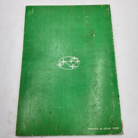 1974 Subaru 1400 Series Service Manual Emission Control Maintenance Guide 7309M - Picture 2 of 2